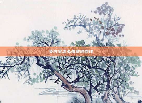 支付宝怎么强制退回钱