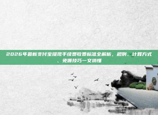 2026年最新支付宝提现手续费收费标准全解析，规则、计算方式、免佣技巧一文搞懂