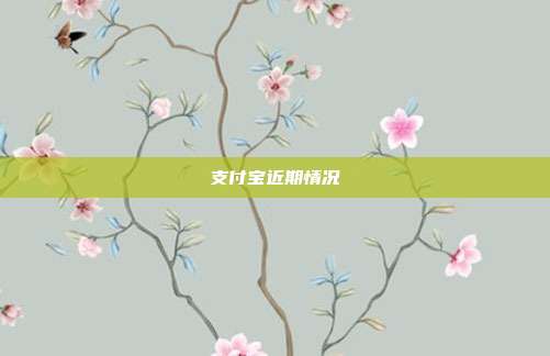 支付宝近期情况