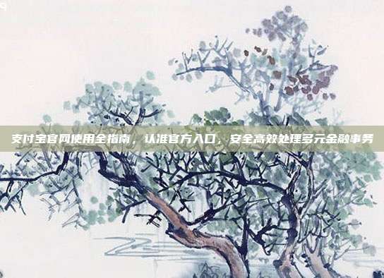 支付宝官网使用全指南,认准官方入口,安全高效处理多元金融事务