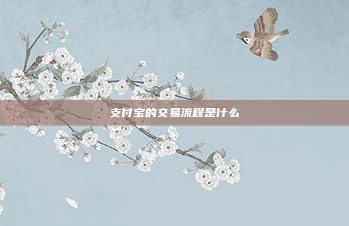 支付宝的交易流程是什么