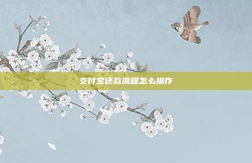 支付宝还款流程怎么操作